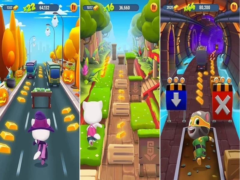 Cốt Truyện Đơn Giản nhưng Thú Vị Trong Hack Talking Tom Gold Run