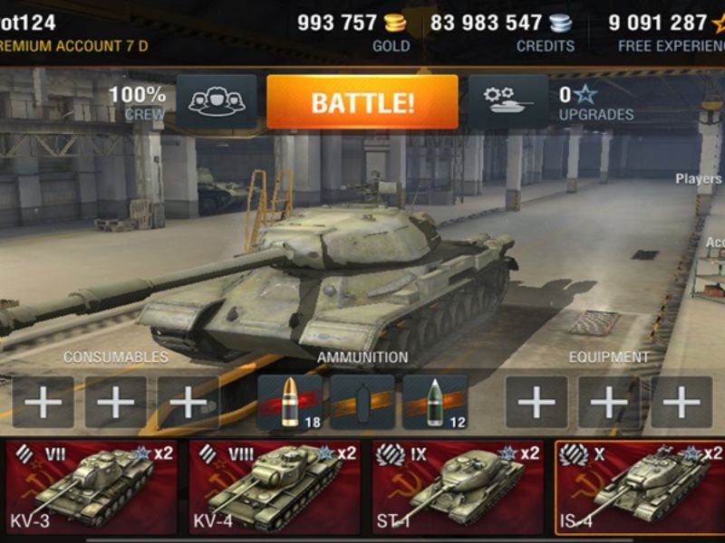 Tính Năng Mới Của Bản Hack World Of Tanks Blitz