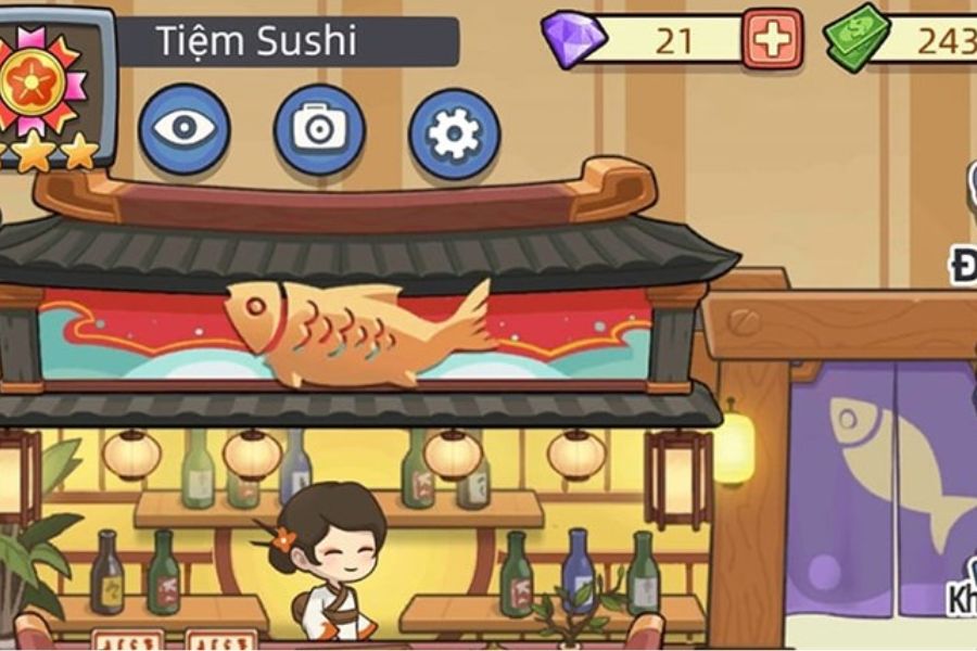 Banner Tiệm Sushi Mơ Ước