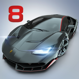Asphalt 8 mod apk logo